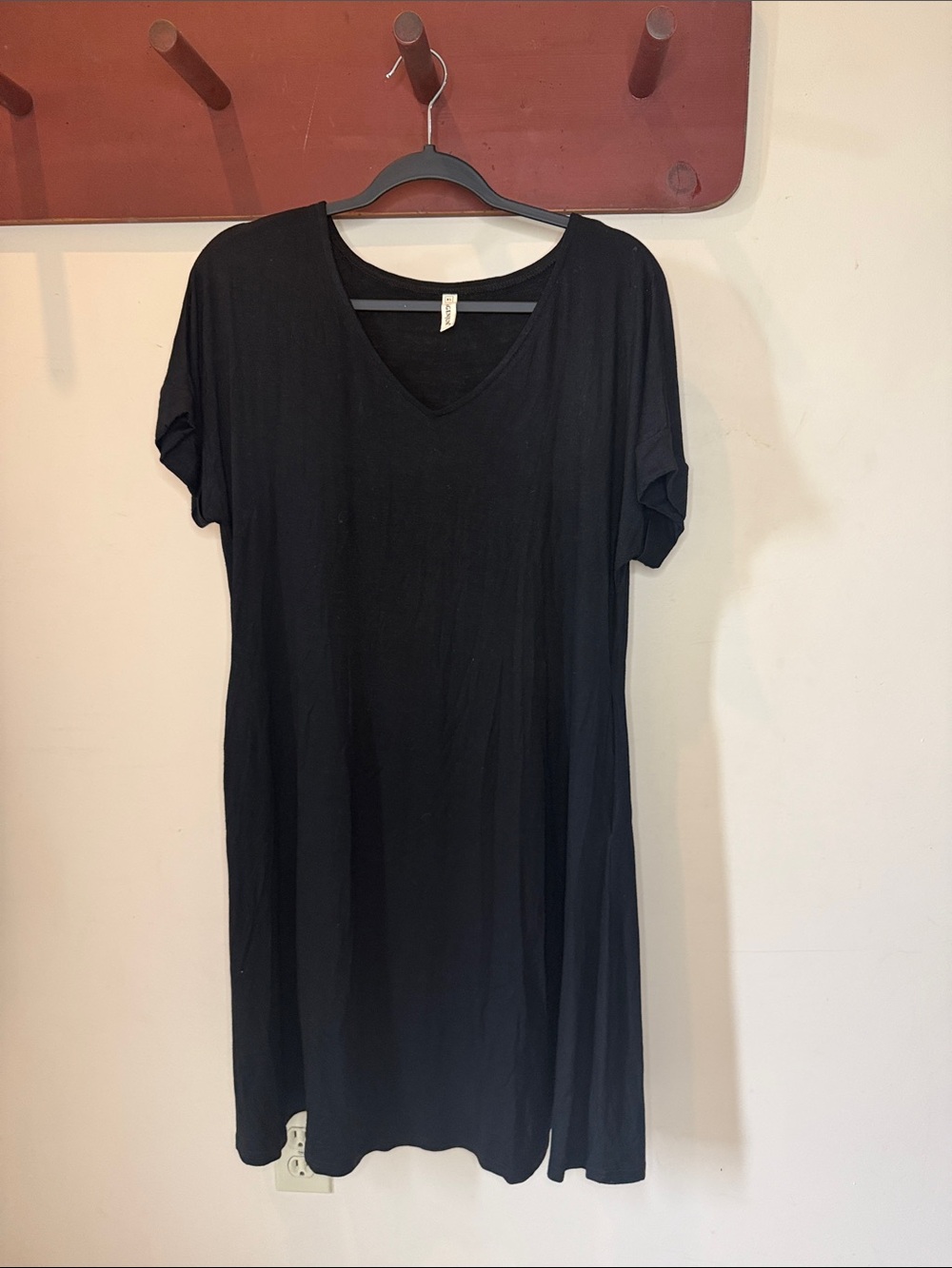 Classic Black V-Neck Dress